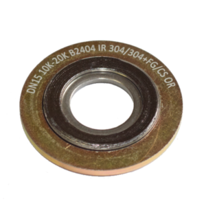 内外輪付きうず巻き形ガスケット JIS B2404 DN15 PN10K-20K 内外輪付き