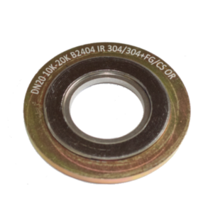 内外輪付きうず巻き形ガスケット JIS B2404 DN20 PN10K-20K 内外輪付