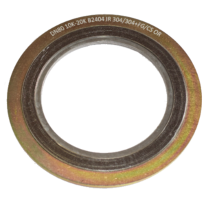 内外輪付きうず巻き形ガスケット JIS B2404 DN80 PN10K-20K 内外輪付